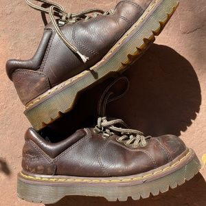 Dr Martens Brown Leather Shoes Women's Size 8